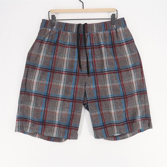Travis Mathew Swim Trunks Shorts Mens‎ XL Plaid Linerless Mesh Pockets - Picture 1 of 7